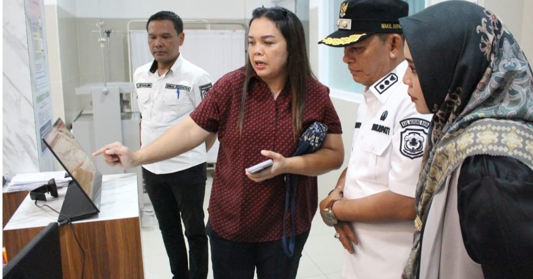 Wabup Rahmanto Tinjau Pelayanan Kesehatan di UPTD RSUD Puruk Cahu