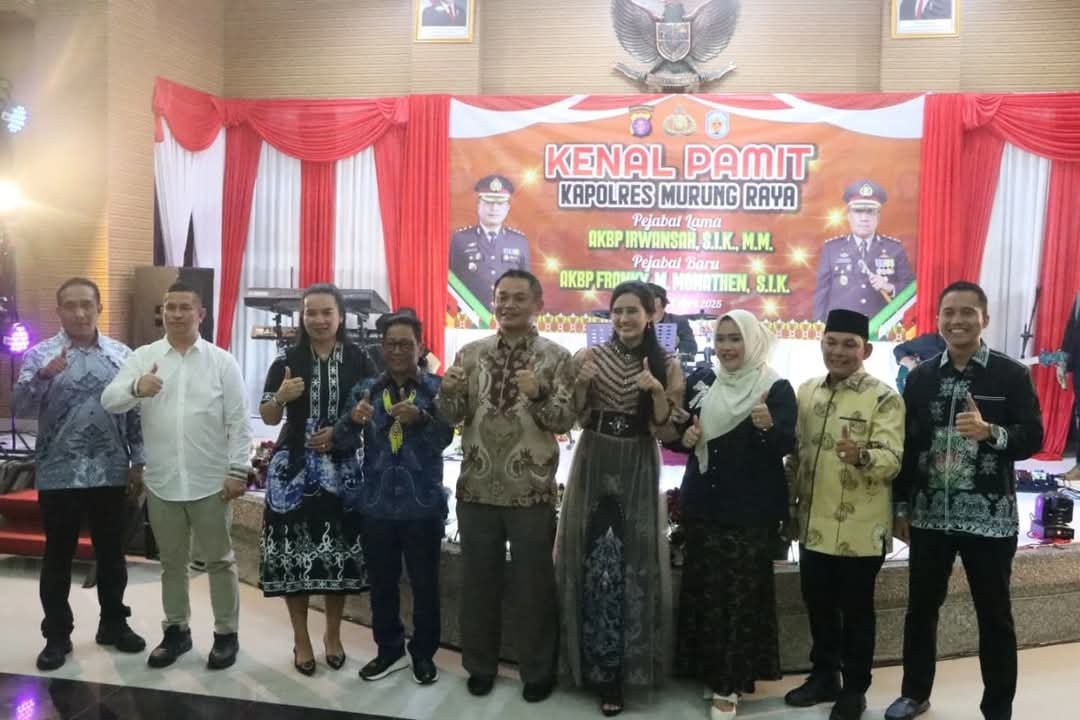Malam Kenal Pamit Kapolres Murung Raya Bersama Forkopimda