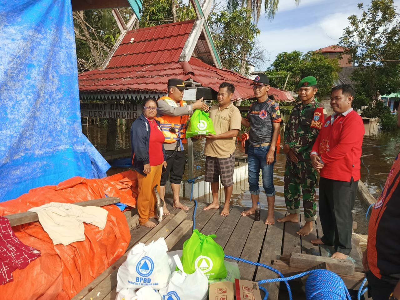 Banjir di Murung Raya Meluas, BPBD Minta Warga Bantaran Sungai Waspada