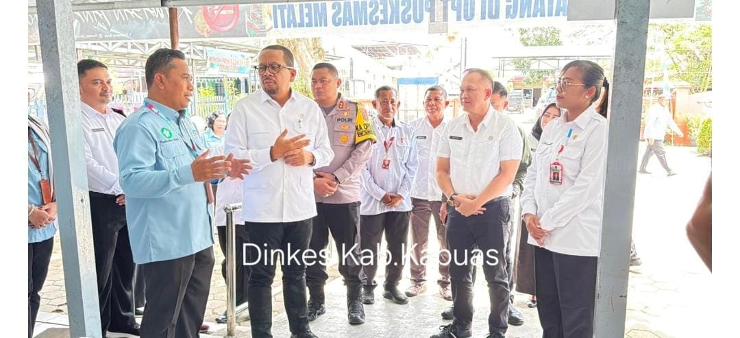 Wakil Staf Kepresidenan Kunjungan ke UPT Puskesmas Melati