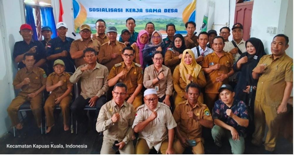 Sosialisasi Kerjasama Desa di Buka Camat Kapuas Kuala