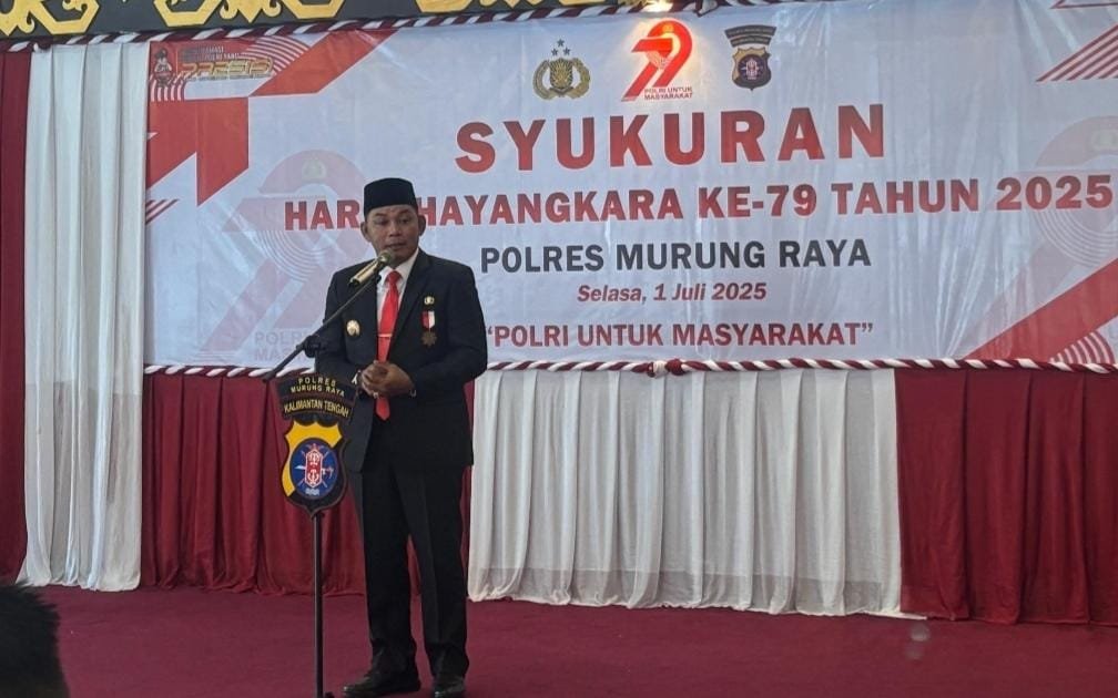 Wabup Rahmanto Hadiri Syukuran HUT Bhayangkara ke-79, Begini Harapannya