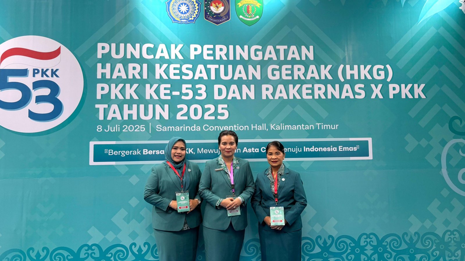 TP PKK Mura Hadiri Hadri Puncak Peringatan Hari Kesatuan HKG PKK ke 53