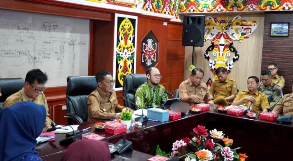 Bupati Heriyus Terima Kunjungan BPK RI Perwakilan Kalteng