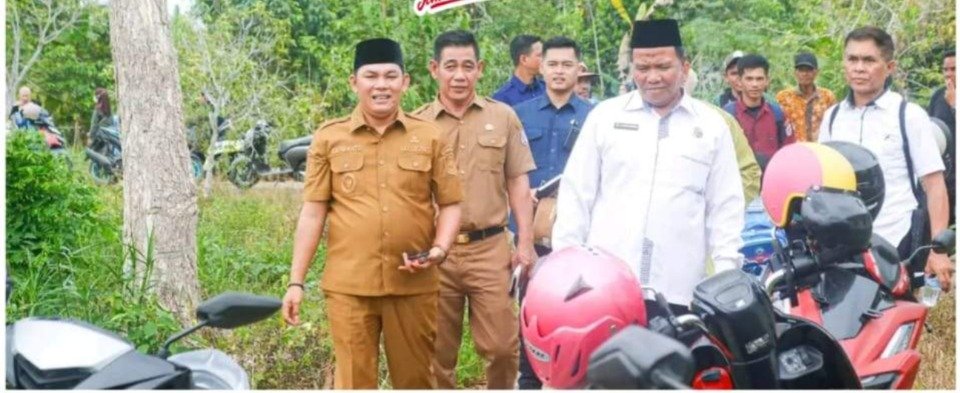Wabup Tinjau Progres Pembangunan Fasilitas Kawasan Islamic Center Puruk Cahu