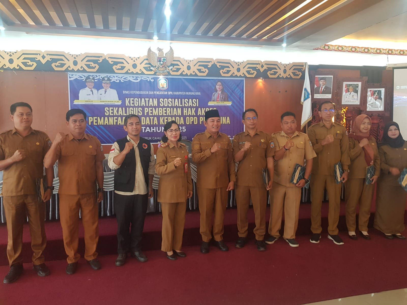 Pemkab Murung Raya Komitmen Beri Kemudahan Akses Data Kependudukan