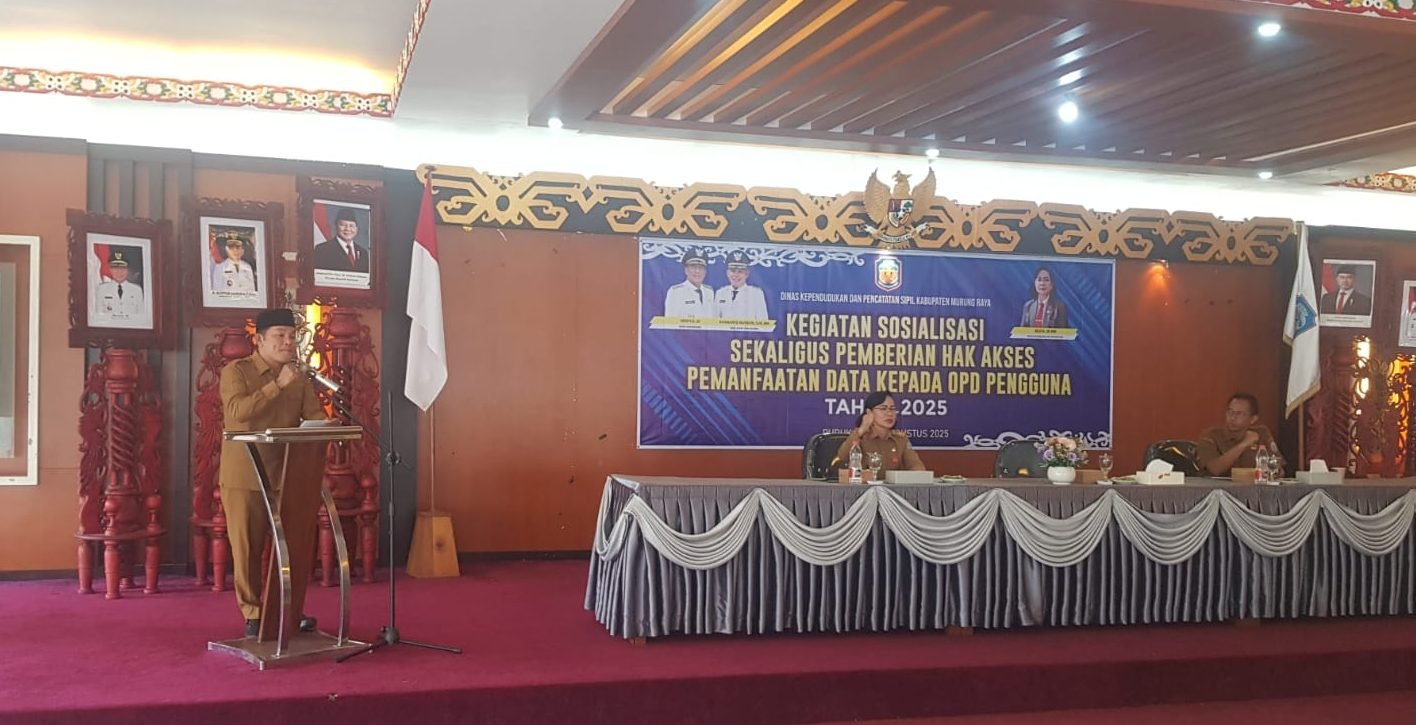 Rahmanto Buka Sosialisasi dan Pemberian Hak Akses Pemanfaatan Data Kependudukan