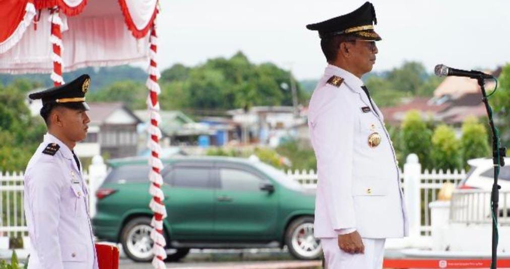Heriyus Pimpin Upacara HUT ke-80 RI, Begini Pesannya