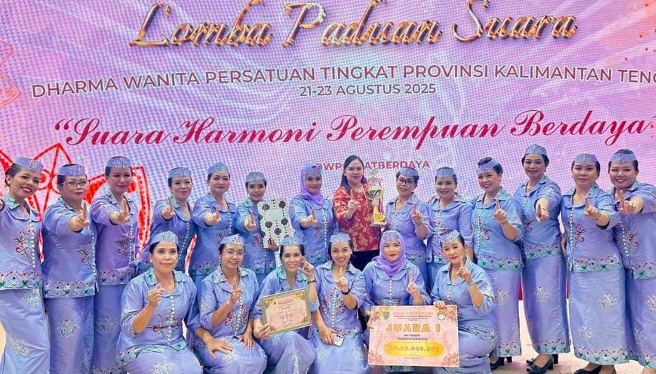 DWP Murung Raya Juara I Lomba Paduan Suara Tingkat Provinsi Kalteng
