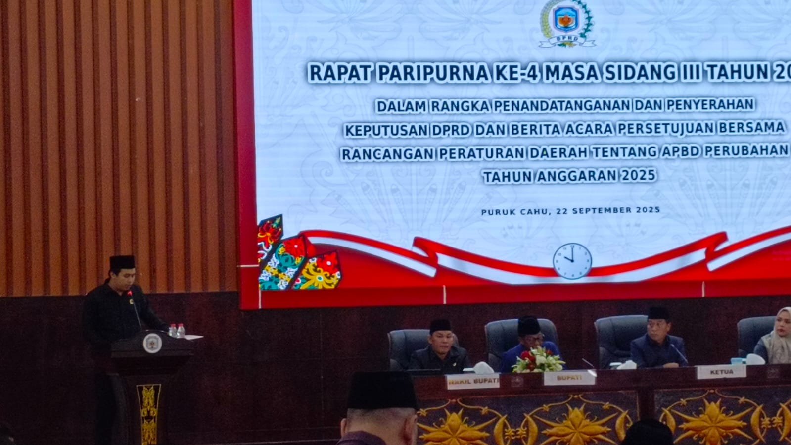 DPRD Murung Raya Gelar Paripurna Persetujuan APBD Perubahan 2025