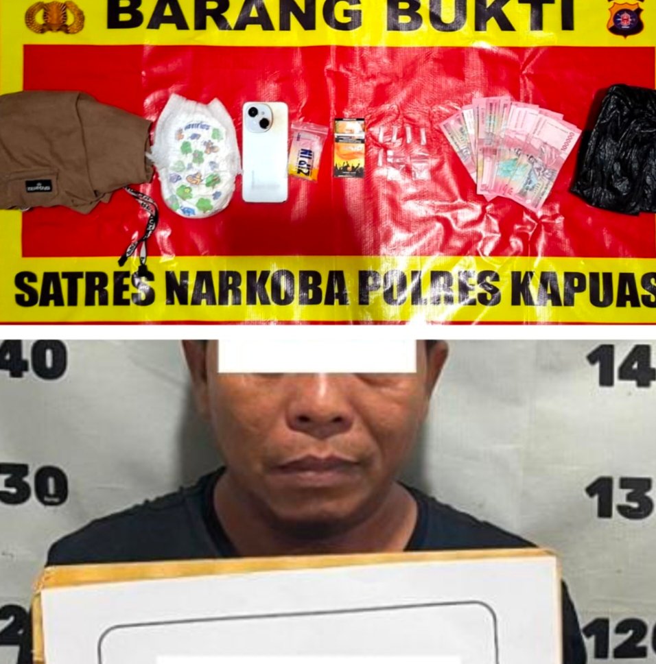 Polisi Berhasil Ungkap Kasus Narkotika di Kecamatan Kapuas Timur