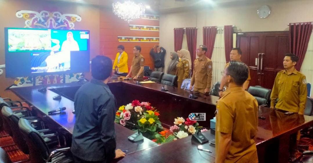 Pemkab Murung Raya Ikuti Rapat Nasional Bahas Inflasi Bersama Kemendagri