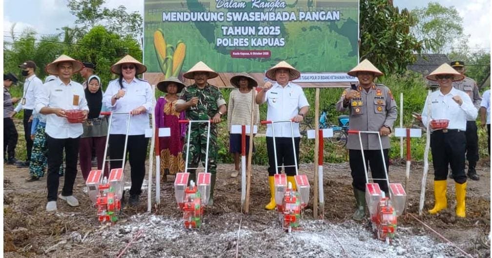 Wabup Hadiri Program Swasembada Pangan Penanaman Jagung Serentak Kuartal IV