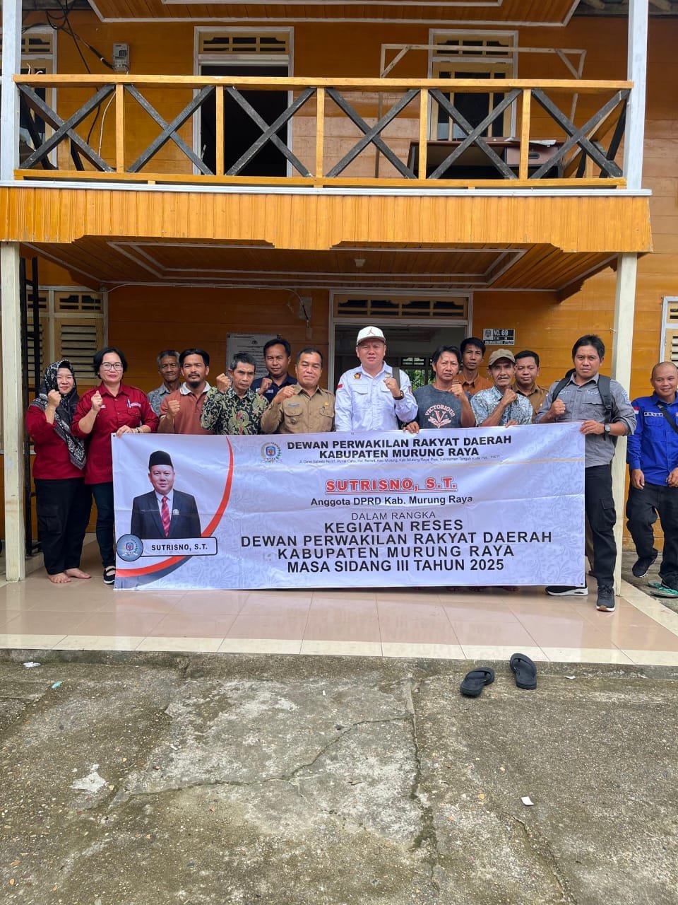 Anggota DPRD Murung Raya Sutrisno, S.T Gelar Reses di Desa Sumpoi Masa Sidang Ke III Tahun 2025