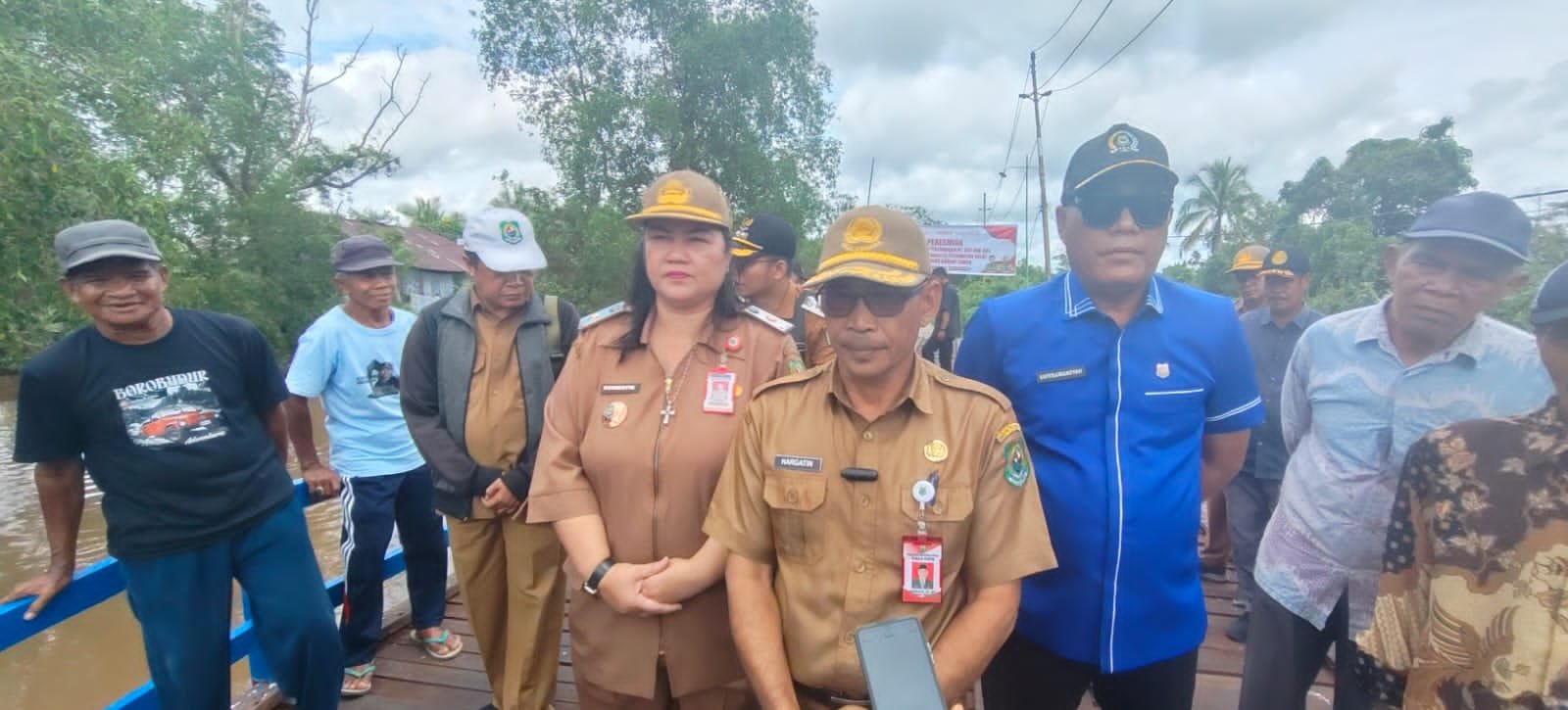 Jembatan Penghubung Antar RT di Kelurahan Panamas Resmi Dibuka