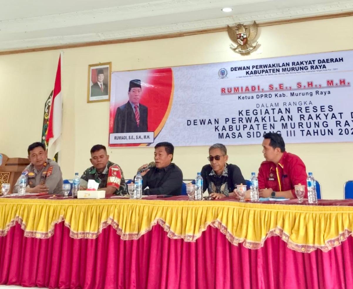 Komitmen DPRD Perjuangkan Pemerataan Pembangunan di Murung Raya