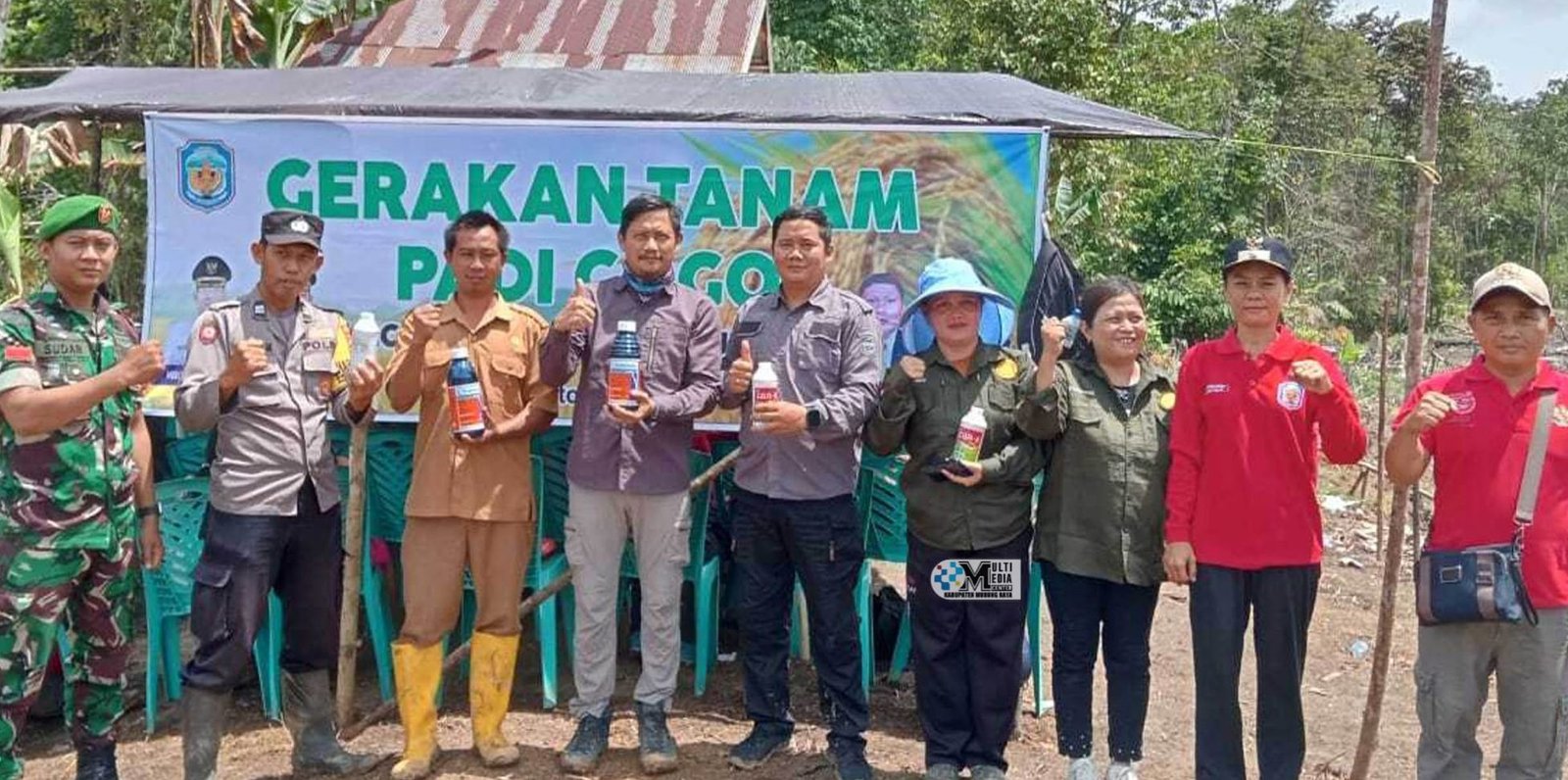 Pemkab Mura Dorong Ketahanan Pangan Lewat Gerakan Tanam Padi Gogo