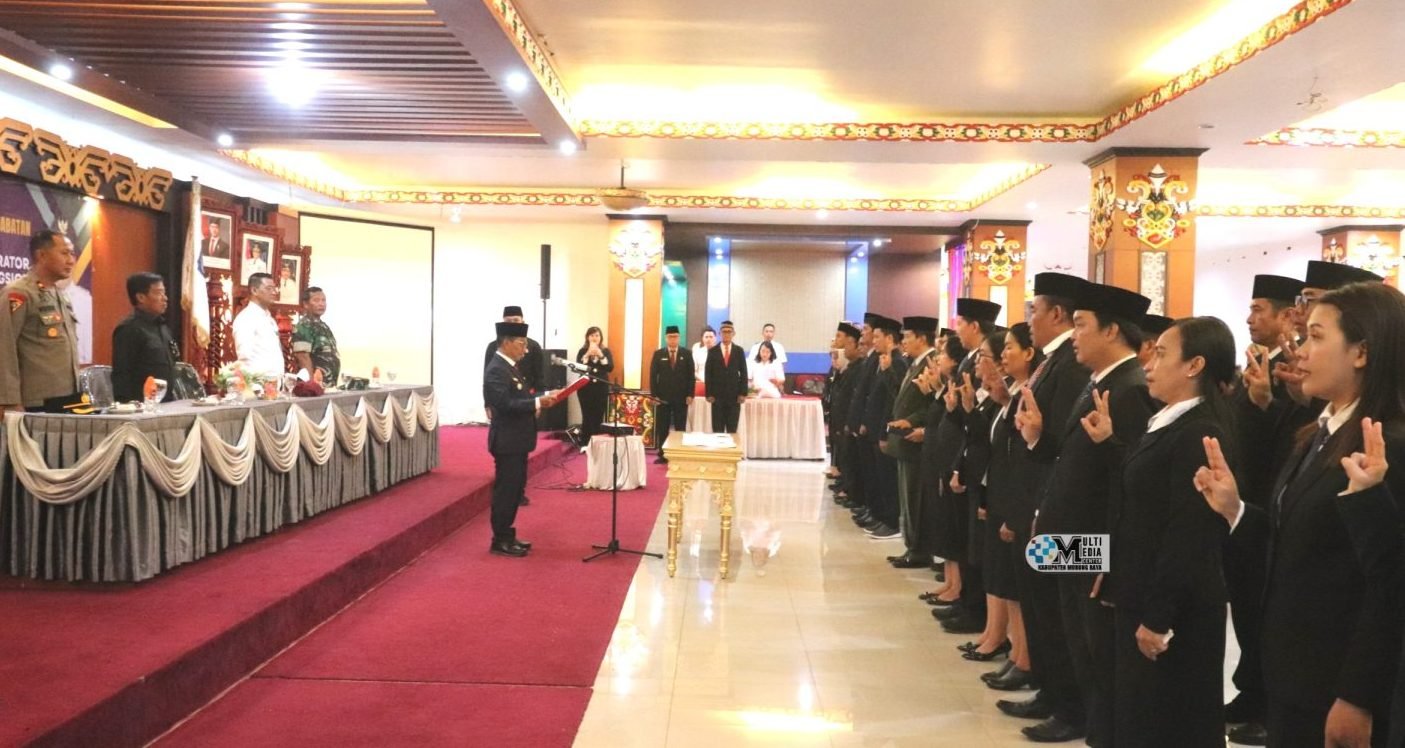 Pesan Heriyus usai Lantik Pejabat Administrator, Pengawas, dan Fungsional