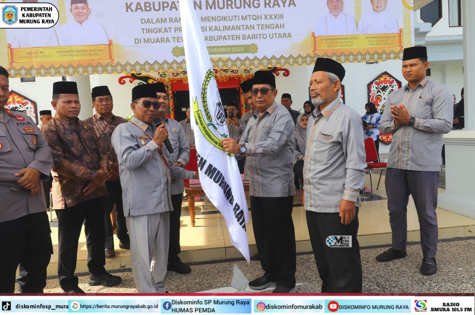 Kafilah LPTQ Kabupaten Murung Raya Berhasil Raih Juara Umum 3 Besar Pada Ajang MTQH Ke – 33