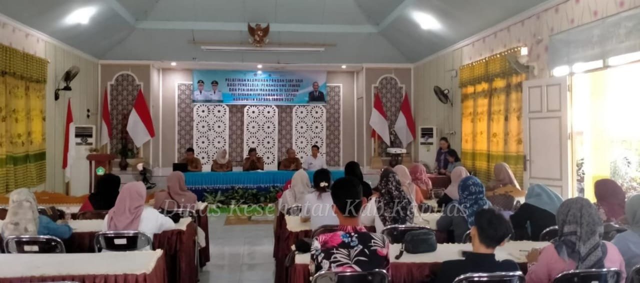 Dinas Kesehatan Kapuas Gelar Pelatihan Keamanan Pangan Siap Saji