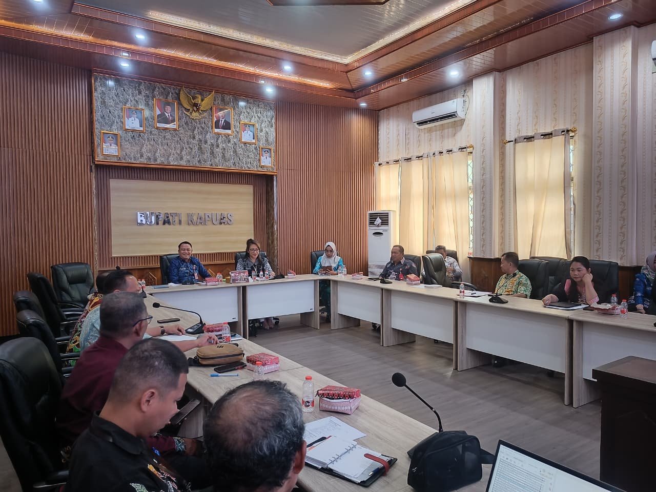 Sekda Kapuas Pimpin Rapat Koordinasi dan Pemantauan Indeks Pencegahan Korupsi MCSP