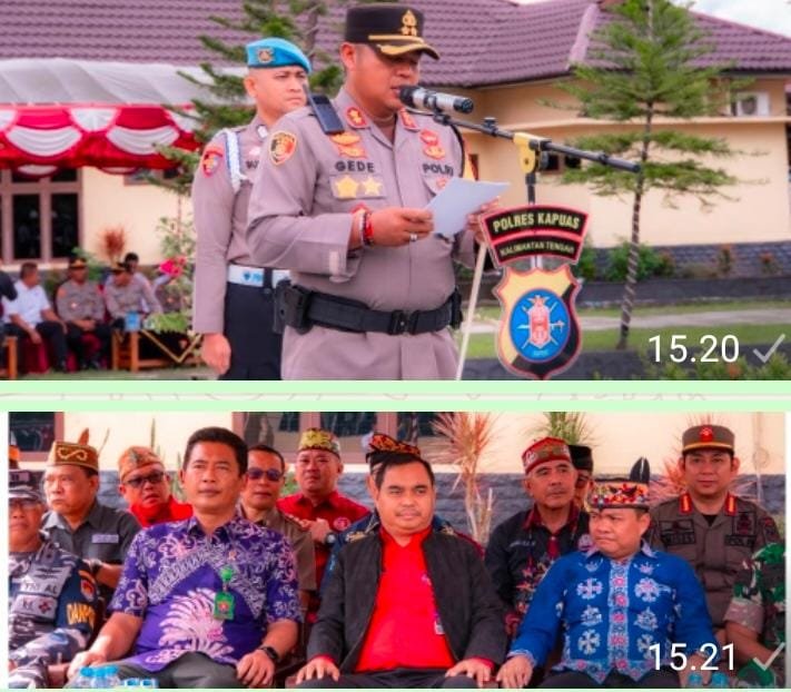 Polres Kapuas Gelar Apel Pasukan Operasi Lilin Telabang 2025