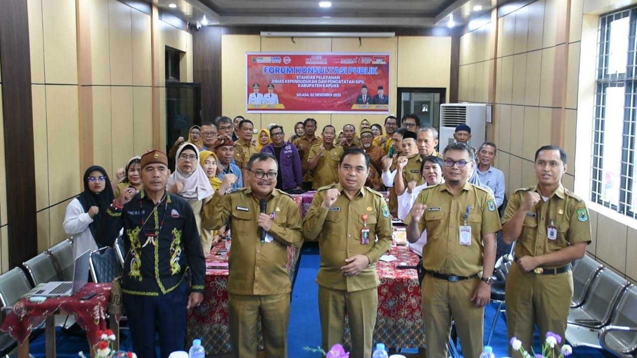 Disdukcapil Kapuas Gelar Forum Konsultasi Publik Standar Pelayanan