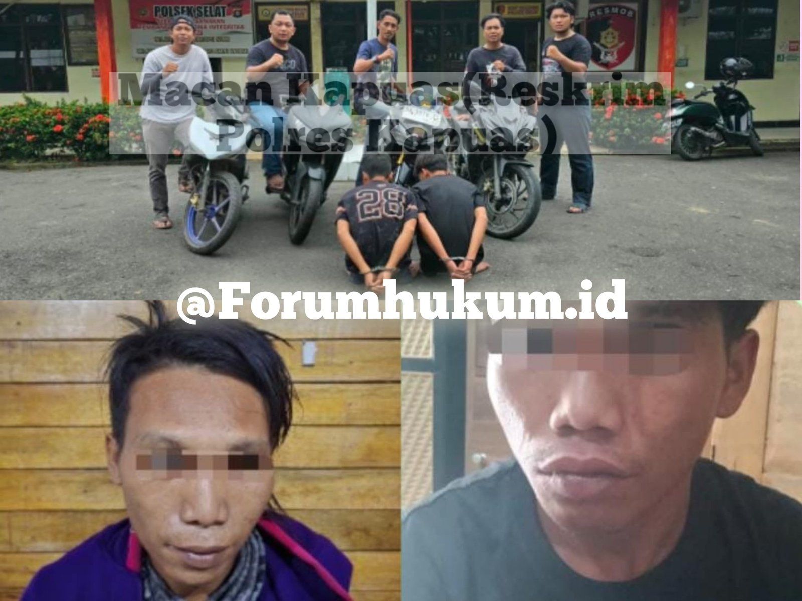Macan Kapuas Kembali Ungkap Kasus Pencurian dan Pemberatan Pelaku 2 Bersaudara