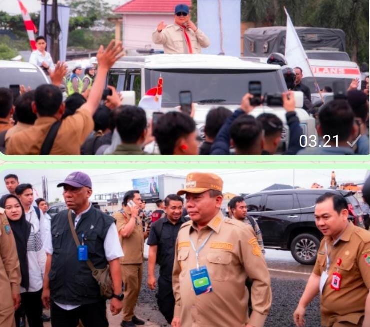 Bupati Kapuas H.M.Wiyatno, S.P Menghadiri Peresmian 166 Sekolah Rakyat Oleh Presiden RI di Banjar Baru