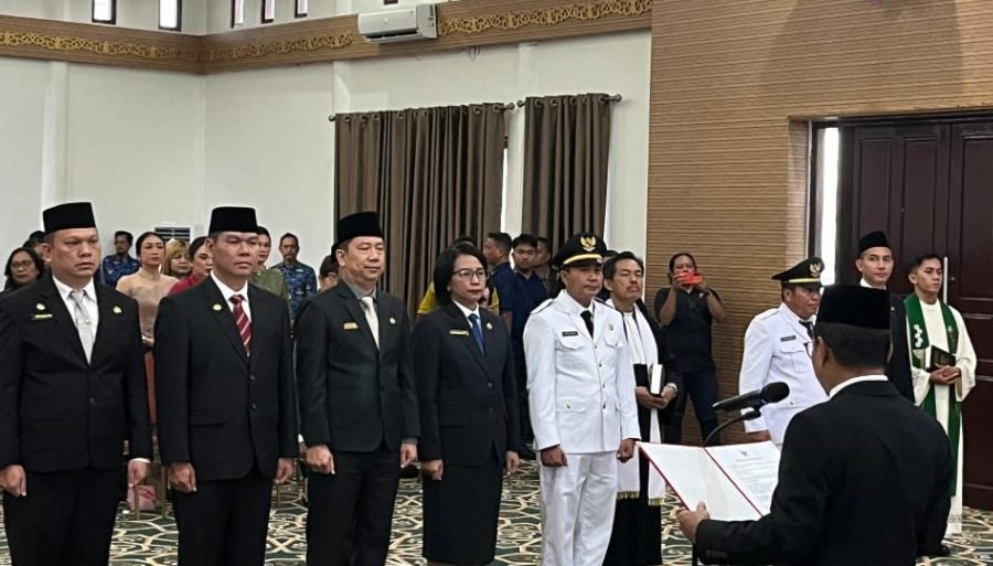 Heriyus Lantik Pejabat Pimpinan Tinggi Pratama, ASN Diminta Fokus dan Bersinergi