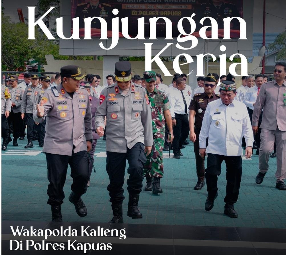 Kunjungan Kerja Wakapolda Kalteng, Perkuat Sinergi dan Koordinasi Pelayanan Kepada Masyarakat