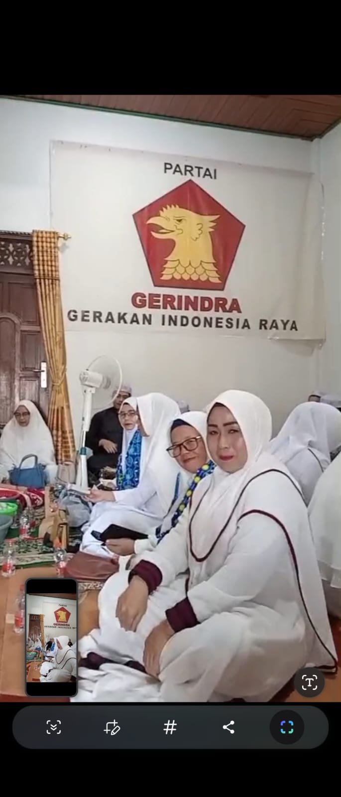 Jelang HUT Partai Gerindra, DPC Teguhkan Soliditas Lewat Pengajian dan Doa Bersama.