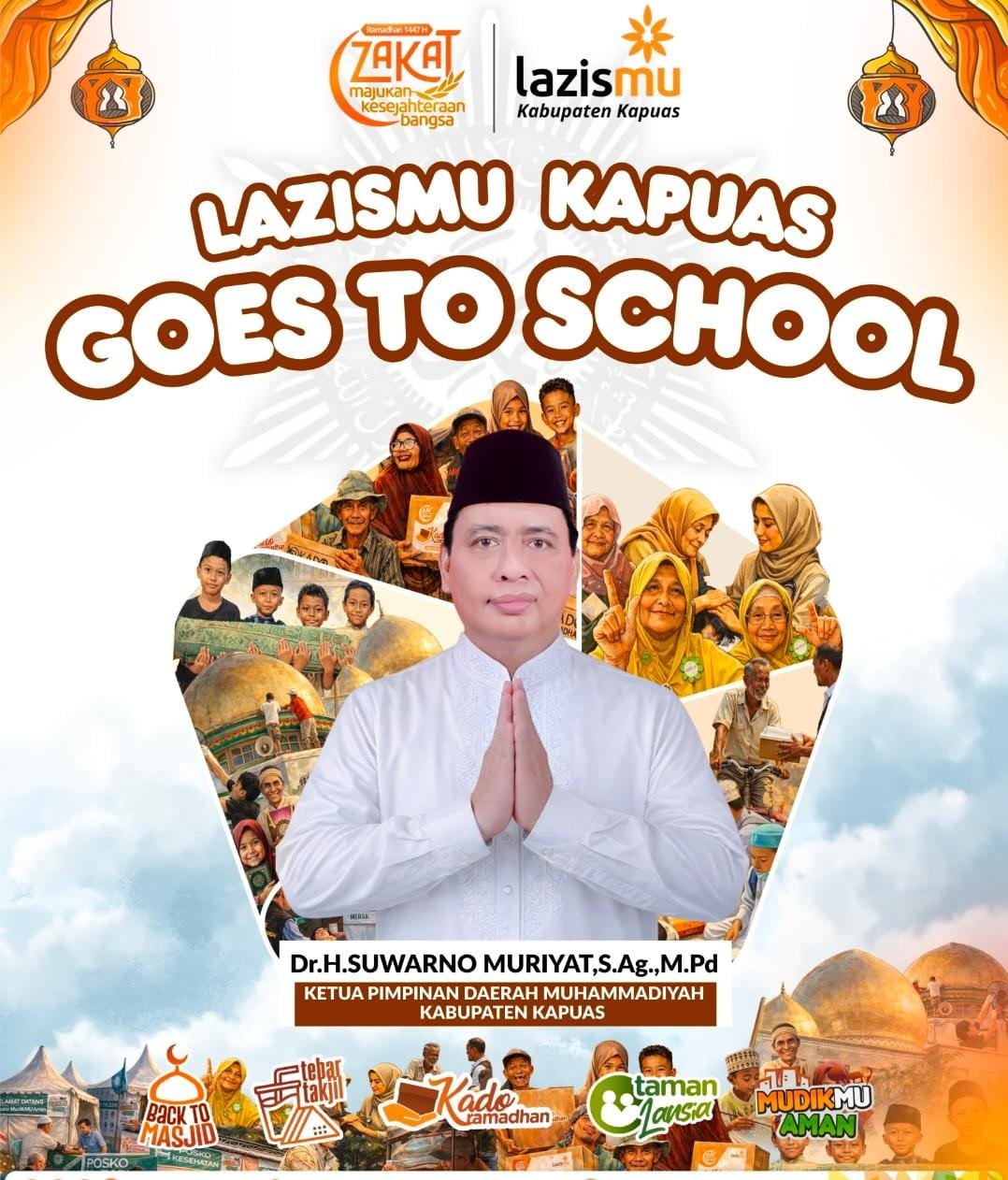 Di Momentum Ramadhan 1447 H, PDM Kapuas Apresiasi 100 Guru AUM Melalui Program LAZISMU Kapuas Berbagi