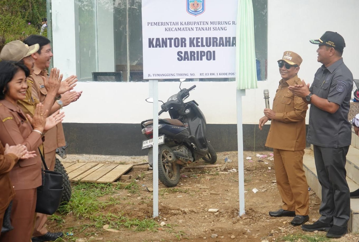 Bebie Hadiri Peresmian Gedung Baru Kantor Kelurahan Saripoi, Begini Pesannya
