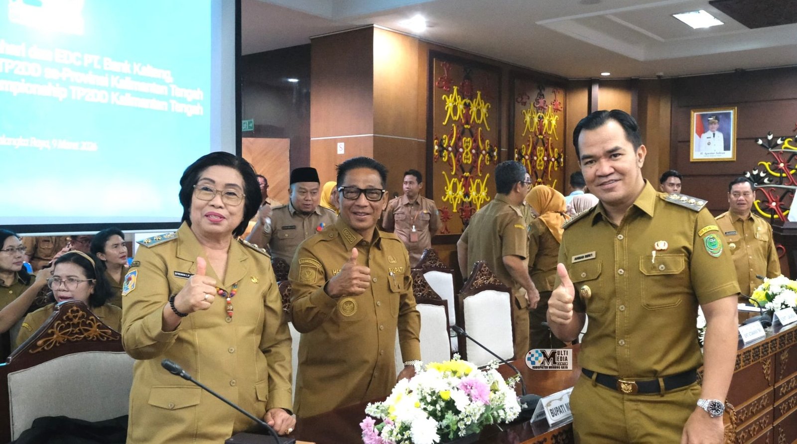 Heriyus Hadiri Peluncuran Aplikasi E-Pahari dan Rakor Digitalisasi Daerah di Kalteng