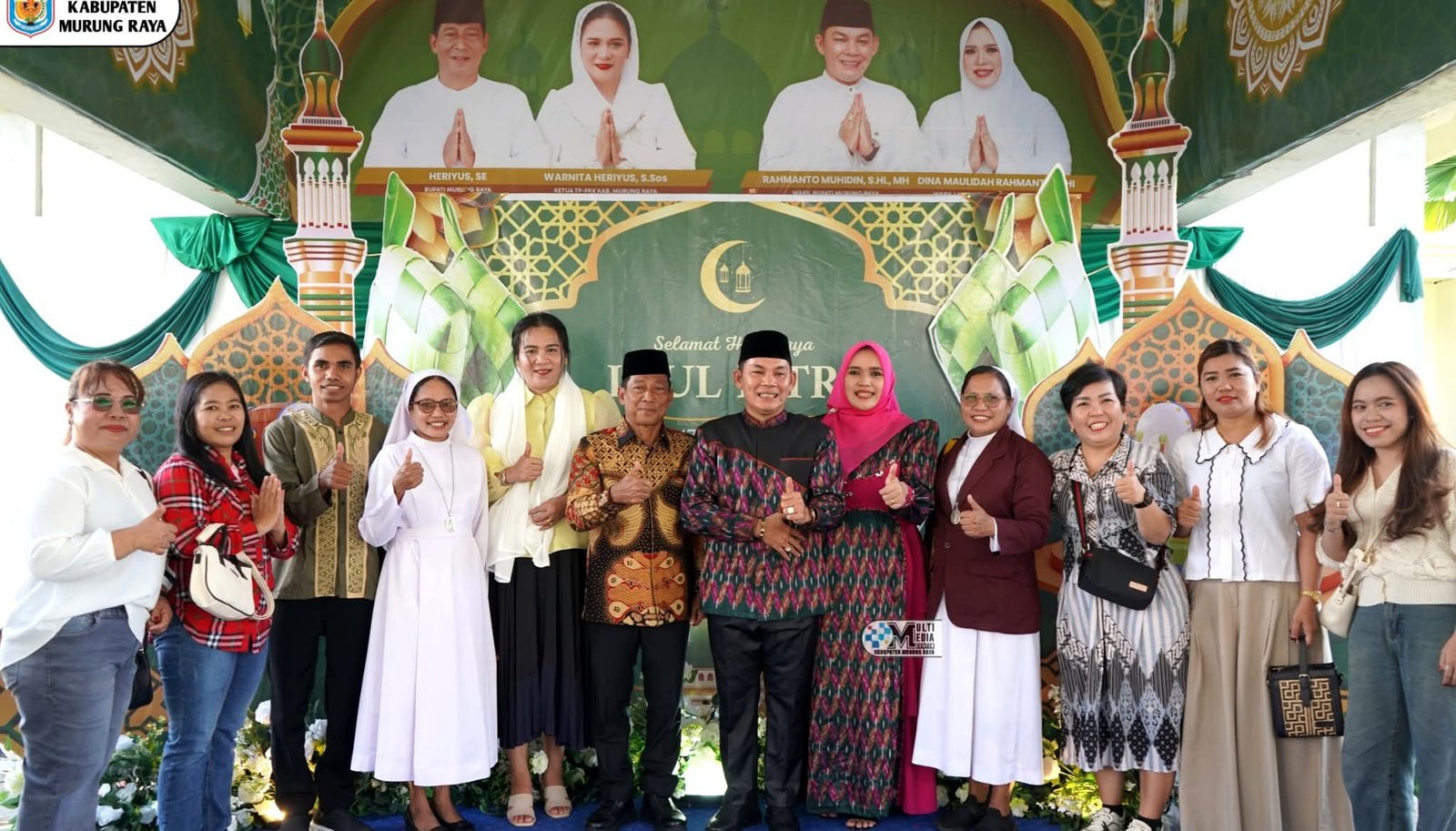 Silaturahmi Lebaran, Pemkab Mura Sambut Masyarakat dalam Open House