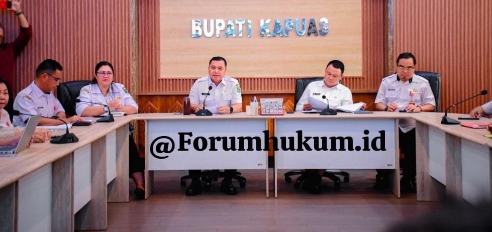Wakil Bupati Kapuas Gelar Rapat Mediasi Koperasi Keluarga Hapakat Dengan PT. Dwi Warna Karya