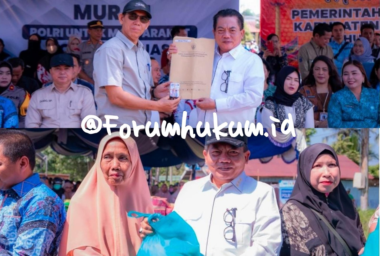 Bupati Kapuas Buka Gerakan Pangan Murah dan Pasar Murah, Sekaligus Terima Penyerahan Kartu Huma Betang Sejahtera