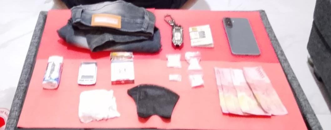Gerak Cepat Satuan Reserse Narkoba Polres Kapuas Tangkap Pelaku SS 15,47 Gram.