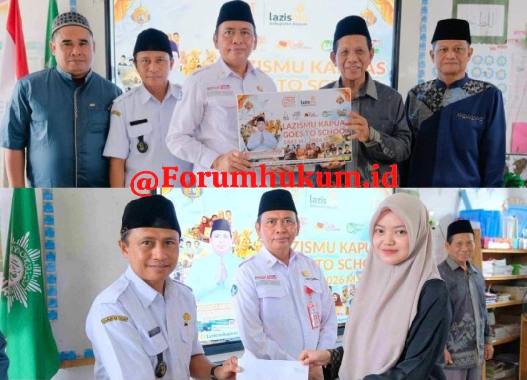 LAZISMU Kapuas Berbagi dan Goes To School, Tanamkan Kejujuran Sejak Dini
