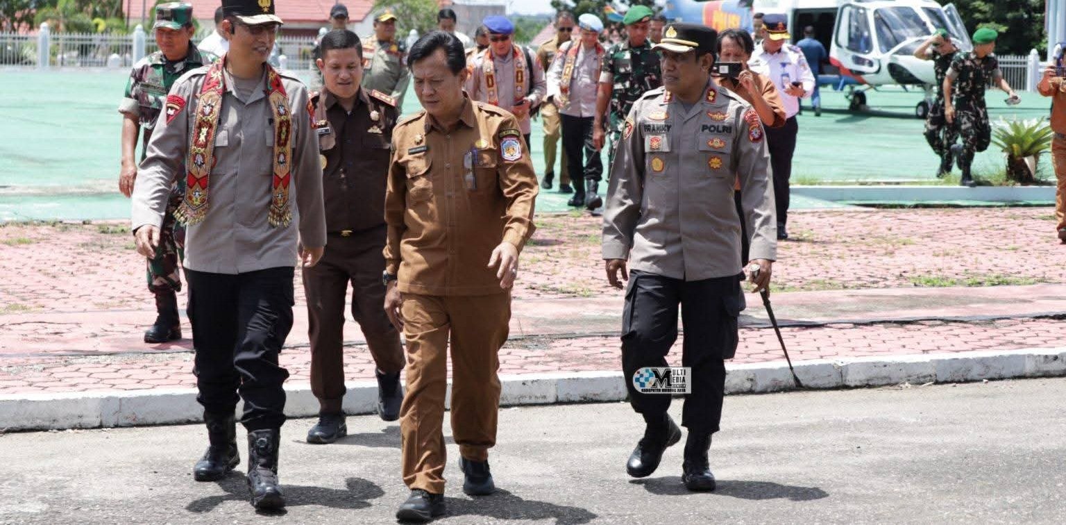 Pemkab Mura Sambut Wakapolda Kalteng, Perkuat Koordinasi Kamtibmas