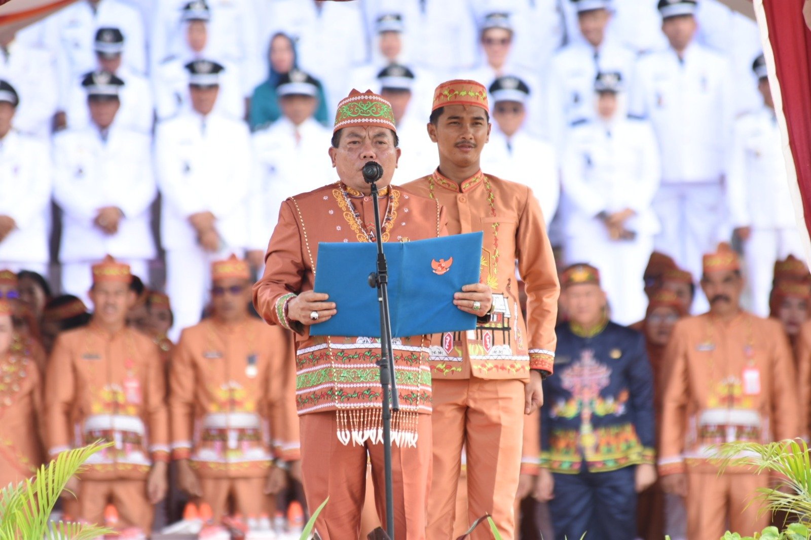 Gubernur Kalteng Pimpin Upacara Peringatan Hari Jadi Kota Kuala Kapuas ke 220 dan HUT Pemkab Kapuas ke 75