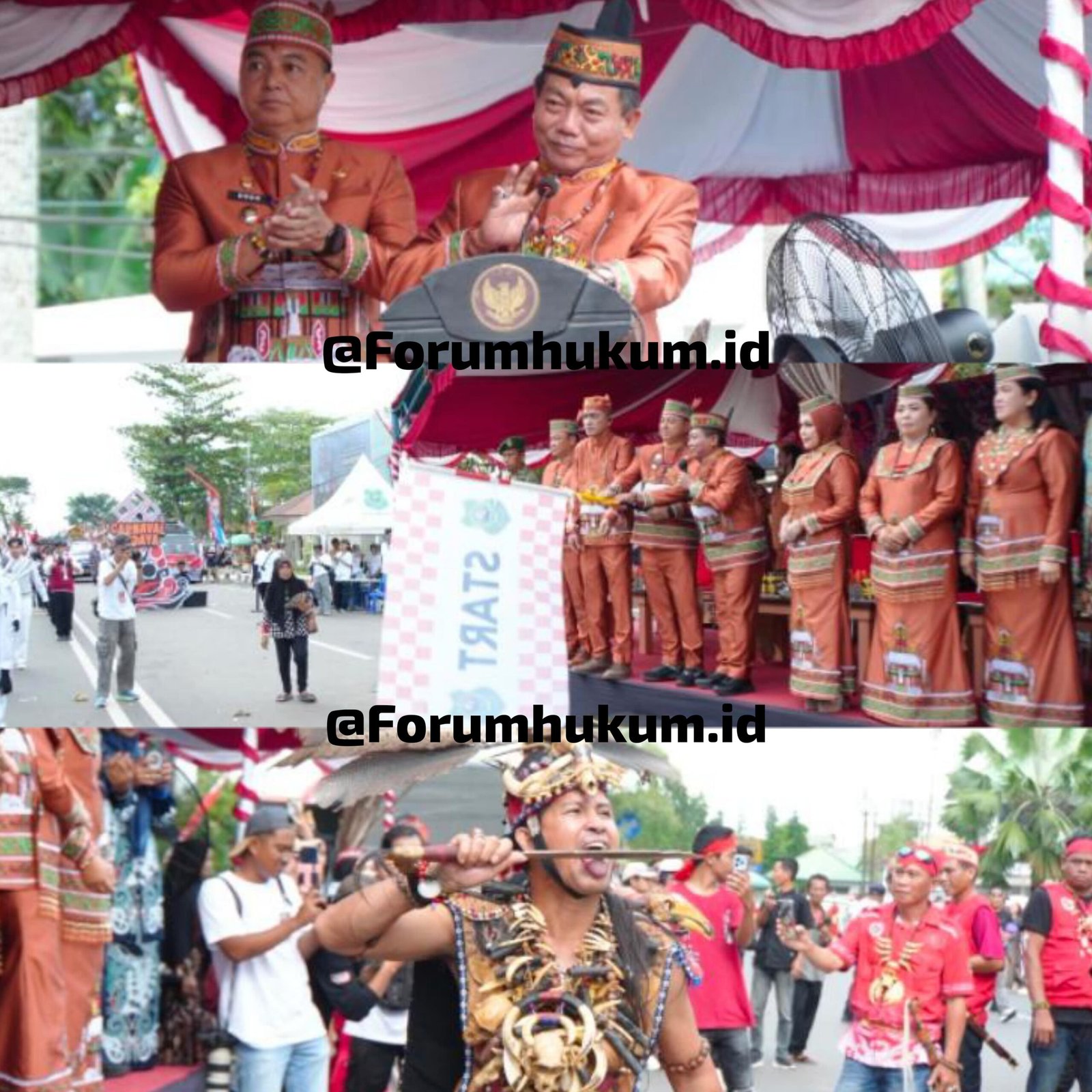 Karnaval Budaya Kapuas Bersinar Berlangsung Tertib dan Meriah