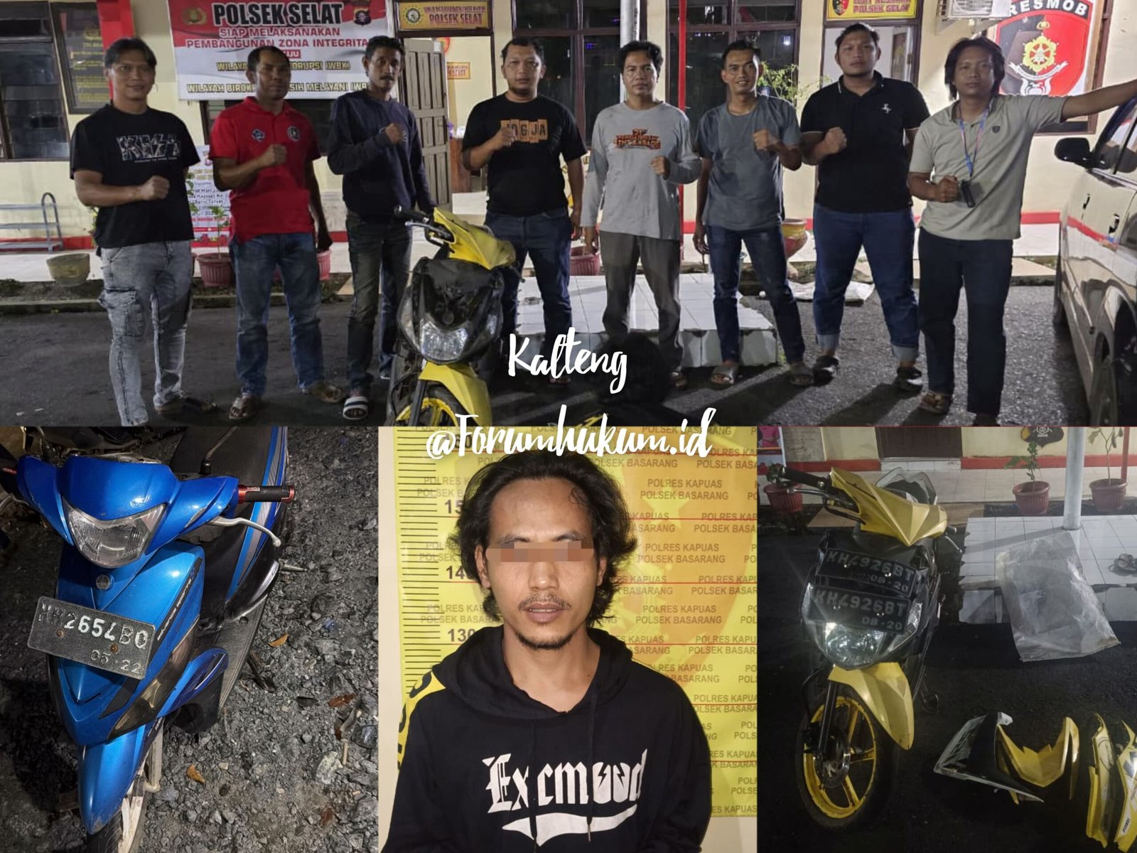 PARAH! Ditolong Malah Nyolong, Polisi Ringkus Pelaku Curanmor