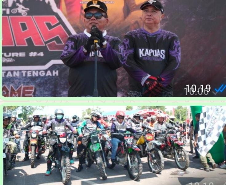 Bupati Kapuas Trail Adventure #4 2026 Pecah Rekor Dengan Peserta 600 Riders Resmi Digelar