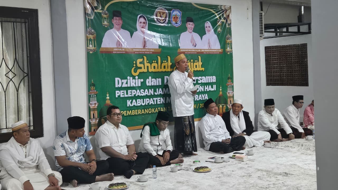 Wabup Murung Raya Gelar Sholat Hajat Bersama Calon Jemaah Haji