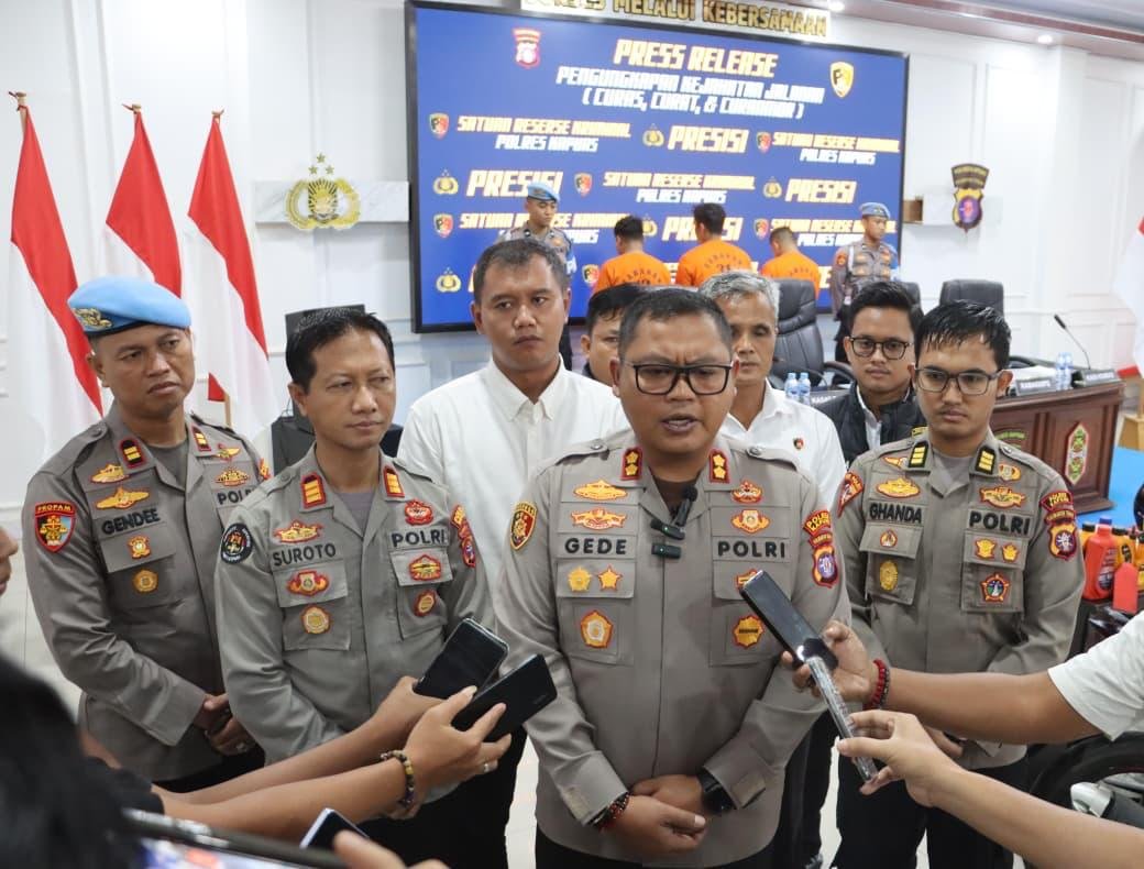 Satreskrim Polres Kapuas Amankan 3 Pelaku Curas Antar Kota Provinsi 
