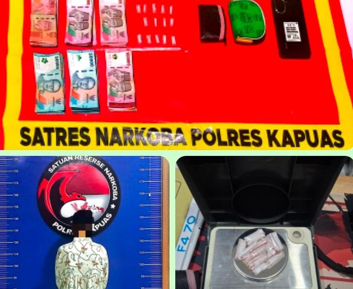 Nasib Apes, Seorang IRT Terjaring Kasus Barang Haram, Diamankan Satresnarkoba Polres Kapuas