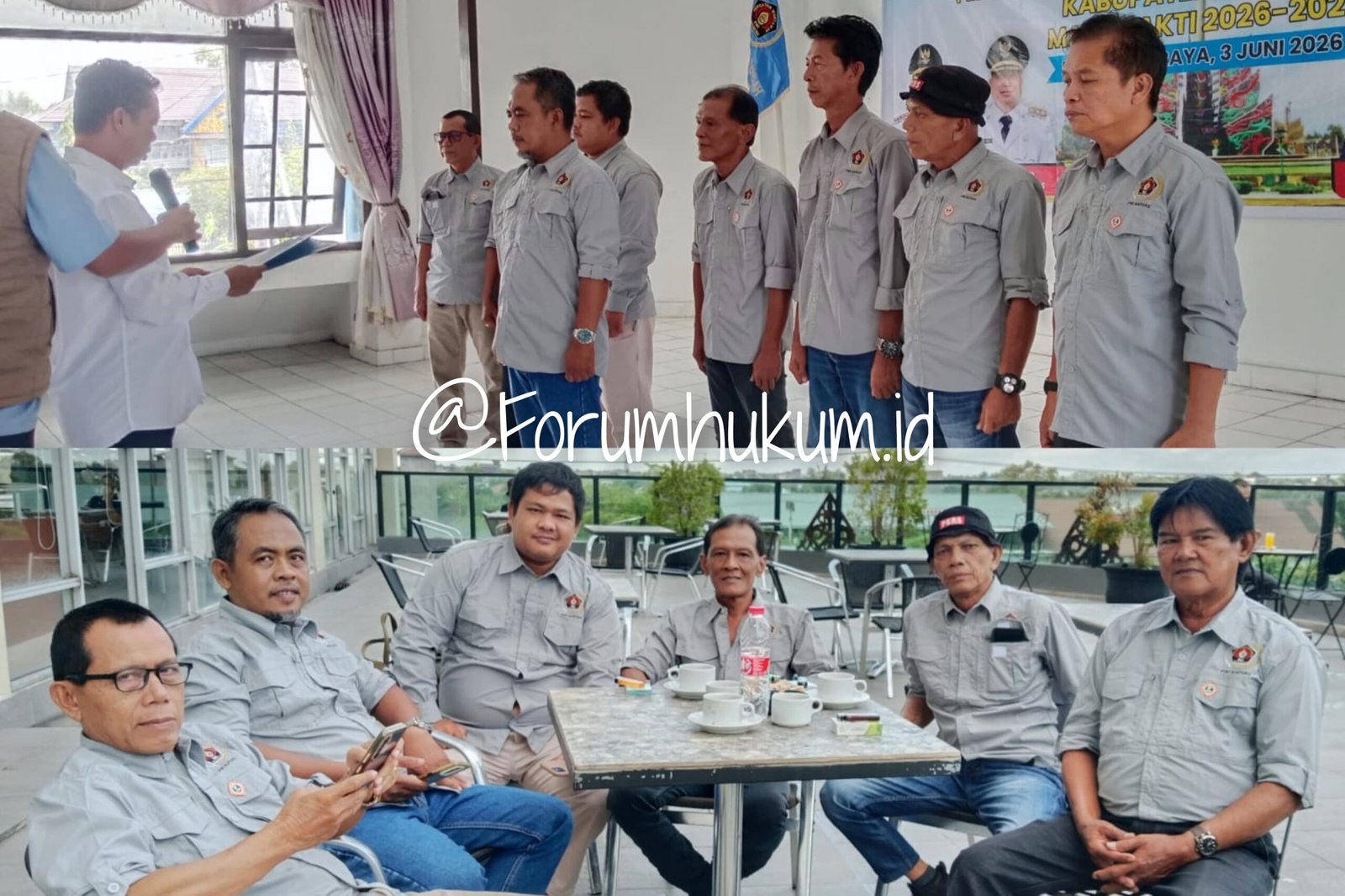 Pengurus PWI Dilantik, Dr. H.M Wahyudie F Dirun: PWI Memiliki Tugas Pokok Mengayomi, Memperjuangkan Kesejahteraan Anggota