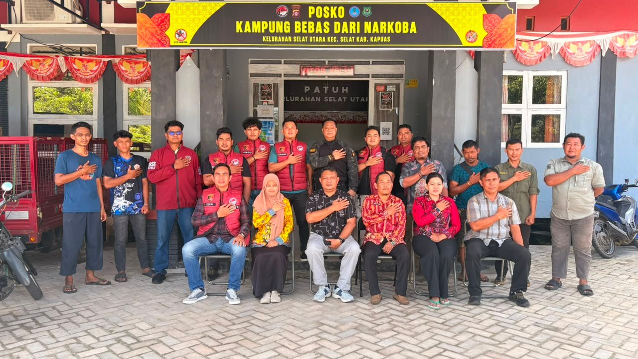 Kelurahan Selat Utara Raih Predikat Kampung Bebas Narkoba
